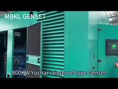 YC12VC2510-D31 1600KW Yuchai Diesel Generator Conjunto tipo silencioso