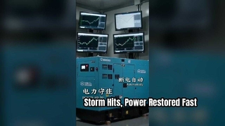 Falha de energia em condições climáticas extremas | Gerador de backup MBKL POWER restaura estação meteorológica crítica