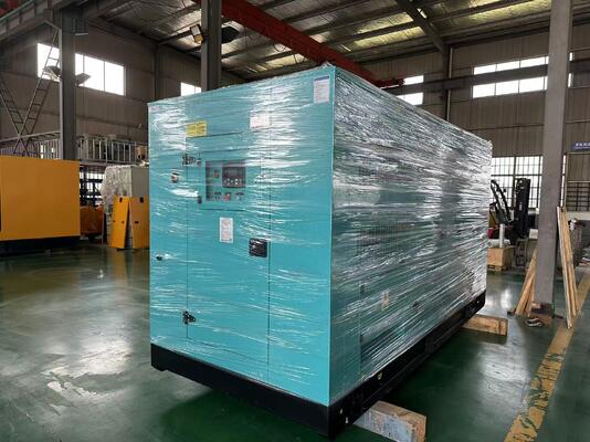 Gerador diesel de tipo silencioso de 300 kW com motor YC6MJ500L-D21 para geração de energia confiável