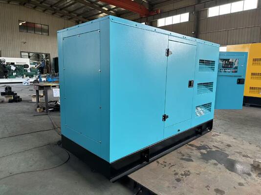 Set de gerador a diesel Weichai de 70 kW Tipo silencioso para energia de reserva industrial