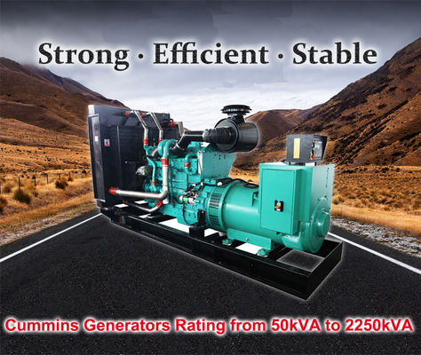 Pequeno conjunto de gerador de diesel de 6 cilindros com resfriamento a água 110KW 137,5KVA