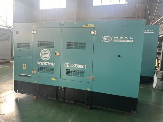 Bom preço. Gerador Diesel Silencioso Weichai de Alto Desempenho 140KVA – Soluções de Energia com Saída de Potência Estável Geradores on-line