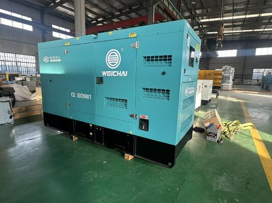 Set de gerador diesel silencioso de alto desempenho Weichai 112KW (140KVA), ideal para aplicações em áreas sensíveis ao ruído