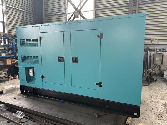 Gerador a diesel de 125 kVA confiável para fabrico, construção e uso comercial