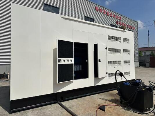 Gerador diesel silencioso de 1250kVA com baixo consumo de combustível para construção e uso industrial