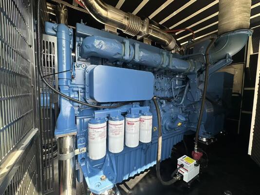 Gerenciadores diesel silenciosos de 1250 kVA a granel, movidos por motor Yuchai